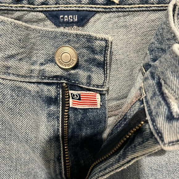 NWT Daily Blue by Adriano Goldschmied Wide-LEG Cotton USA SIZE 26 - Picture 7 of 7